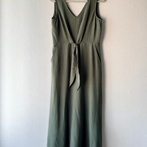 MSK Olive Green Maxi Dress